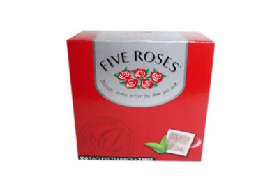Five Roses Tagless Teabags 100's X 6 Units